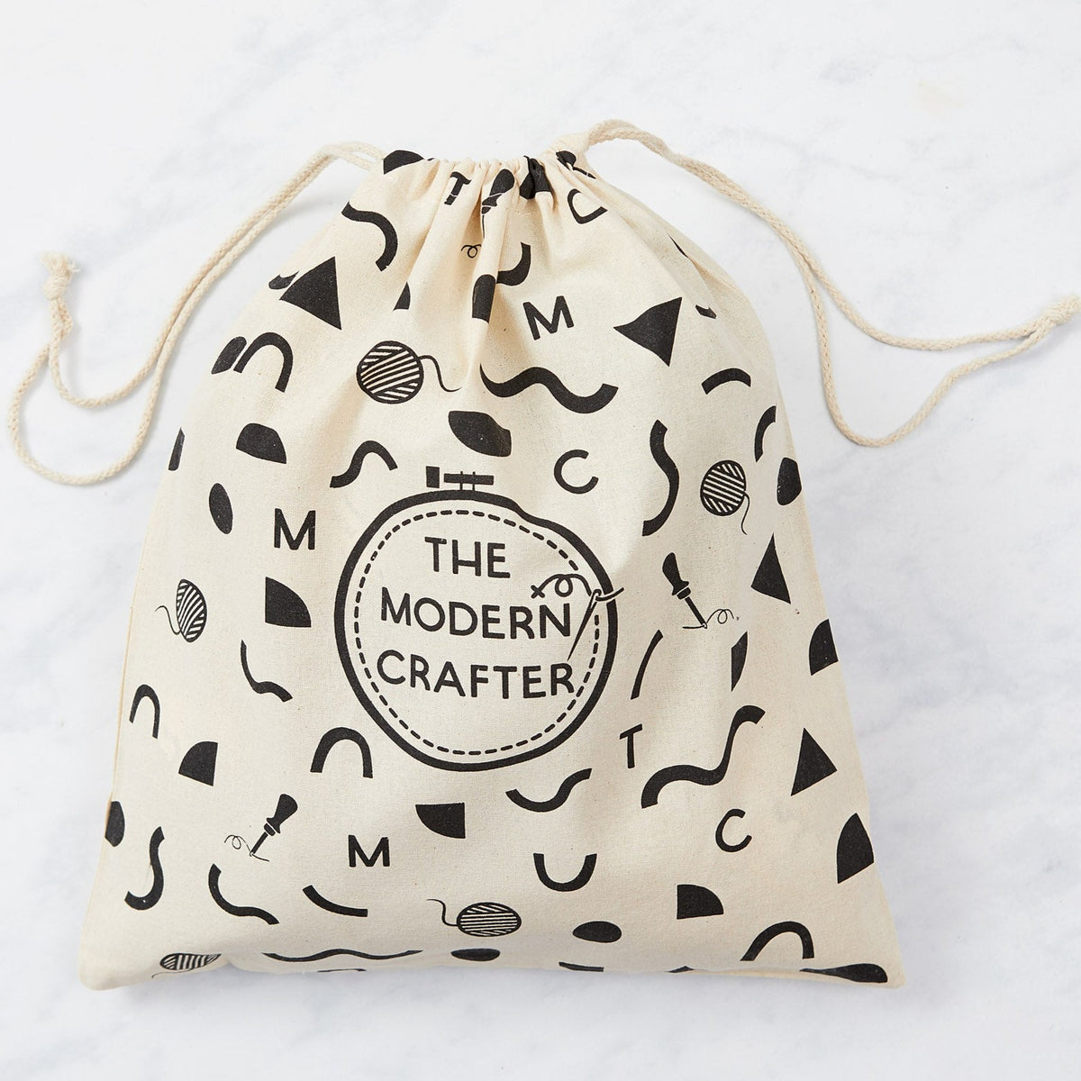 British Wool Abstract Punch Needle Cushion | The Modern Crafter
