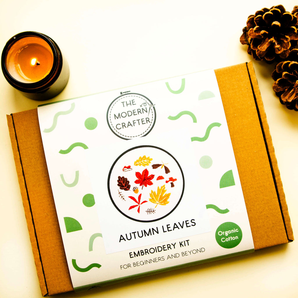 Autumn Leaves Embroidery Kit