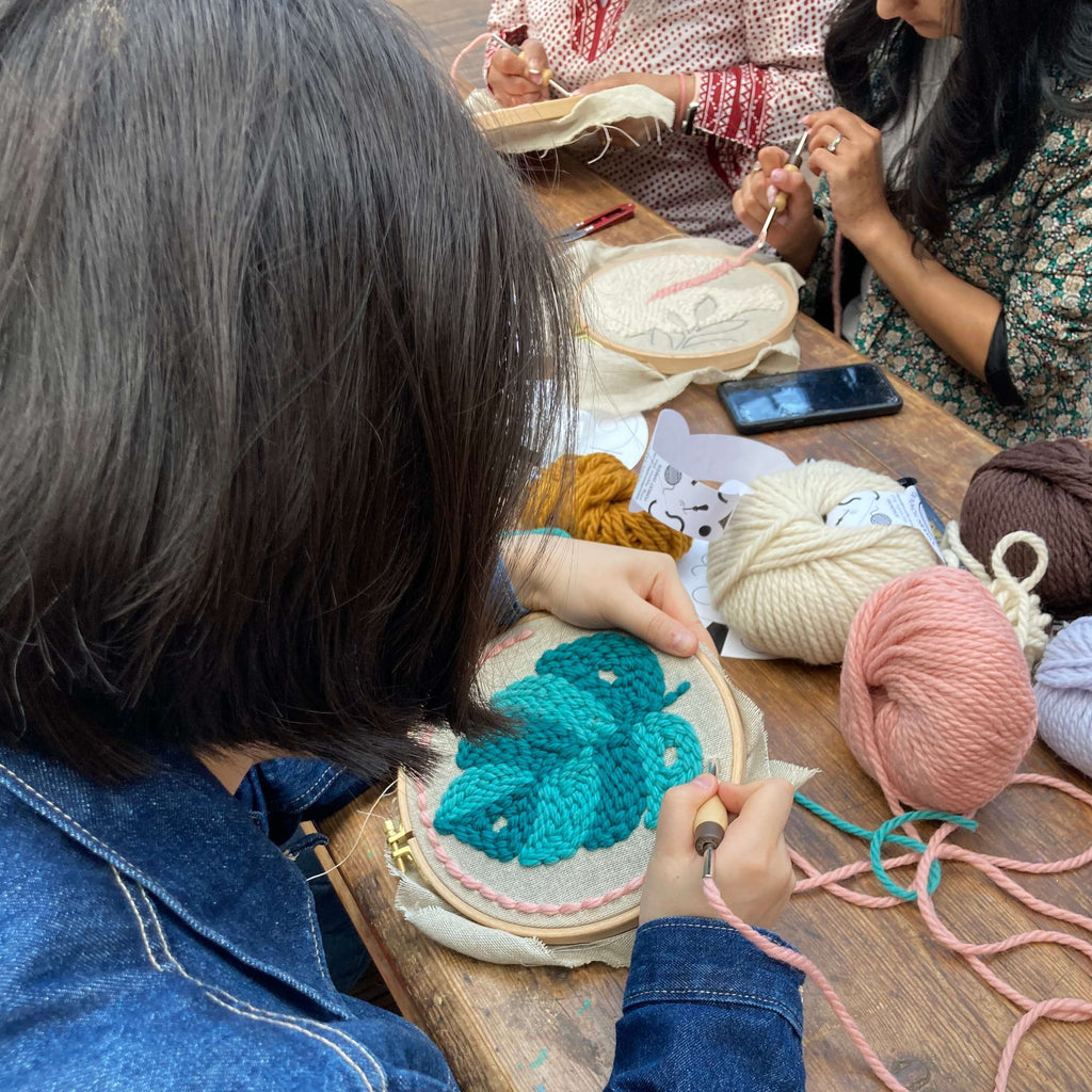 Beginner Punch Needle Workshop, Spitalfields Market, Saturday 24th May 1-4pm