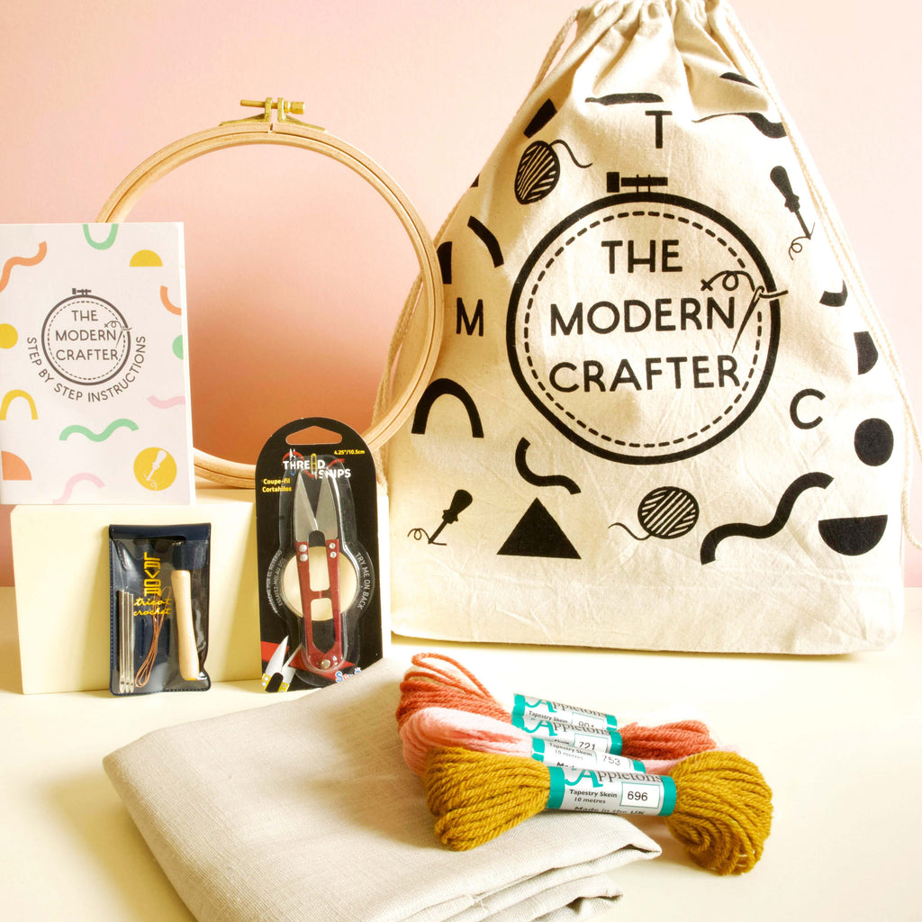 Beginner Punch Needle Embroidery Kits | The Modern Crafter