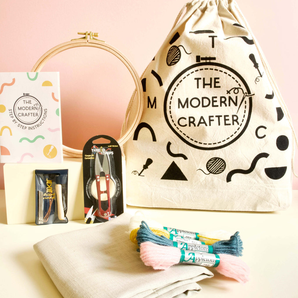 Beginner Punch Needle Embroidery Kits | The Modern Crafter