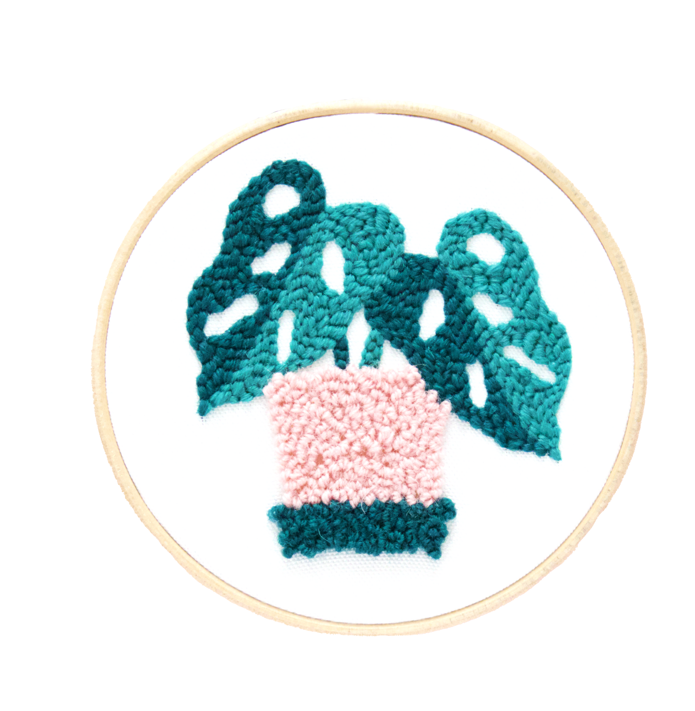 Beginner Embroidery Moon Rabbit Punch Needle Kit For Beginners ...