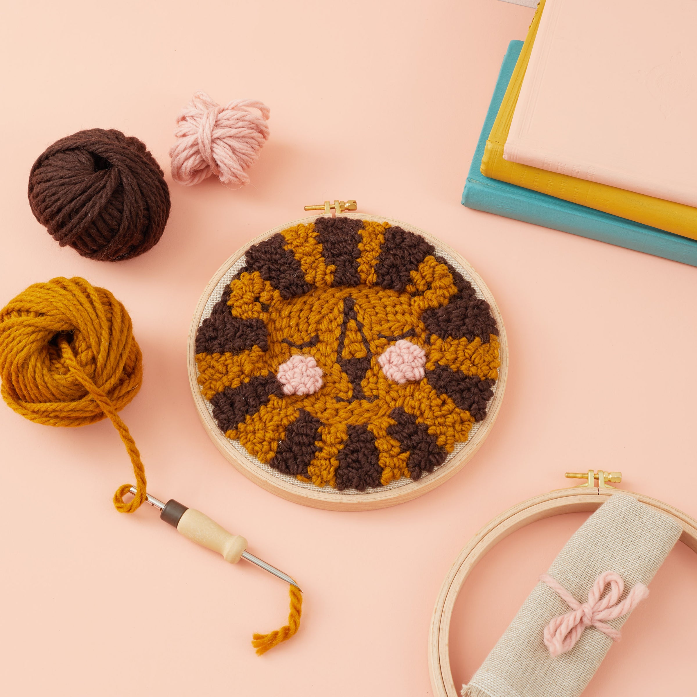 Punch Needle Kit for Beginners, Lion | The Modern Crafter